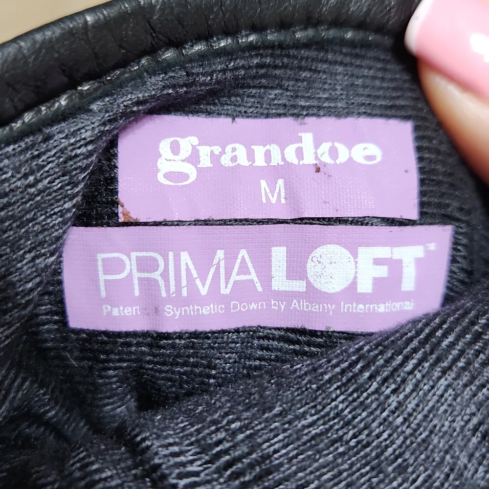 Grandoe Women's Black Microsuede Primaloft Gloves